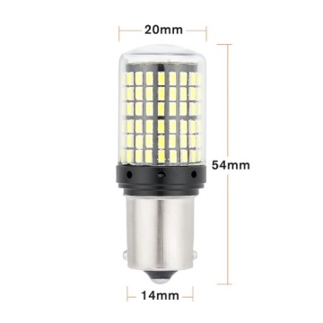 PY21W LED 144 SMD 4014 BAU15S 1156 CANBUS БЕЛЫЙ