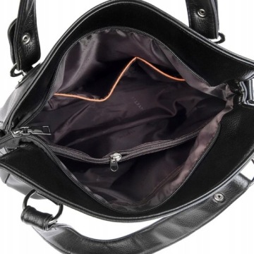 Женская сумка CREAM Легкая вместительная сумка через плечо А4 Кожаная