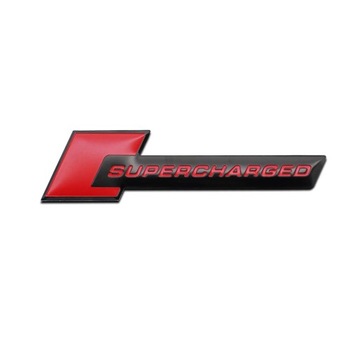 EMBLEMAT AUDI SUPERCHARGED RS4 RS5 RS6 RSQ5 RSQ7 !