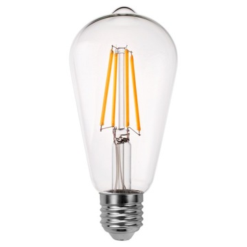 ŻARÓWKA LED E27 FILAMENT 8W 4000K NEUTRALNA ST64