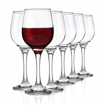Zestaw 6 kieliszków do wina czer.300ml - 6szt.