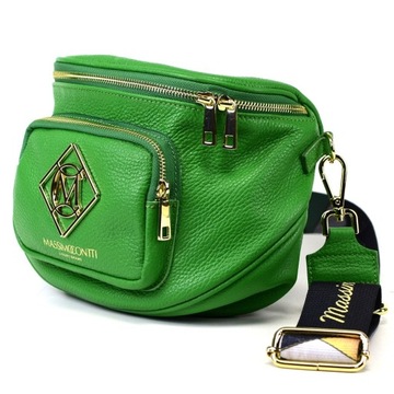 НАСТЕННАЯ СУМКА, ЗЕЛЕНАЯ КОЖАНАЯ НАСТЕННАЯ СУМКА, L 862A