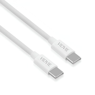 Кабель USB C (тип C, 3 А, 60 Вт, двусторонняя быстрая зарядка, 1 м)