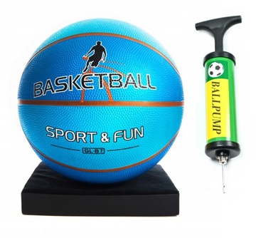 ТРЕНИРОВОЧНЫЙ БАСКЕТБОЛ СИНИЙ + НАСОС