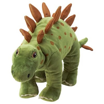 PLUSZAK, DINOZAUR STEGOSAURUS 50 cm IKEA