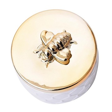 Jewelry Room Accessories Ceramics Bee Lid Display