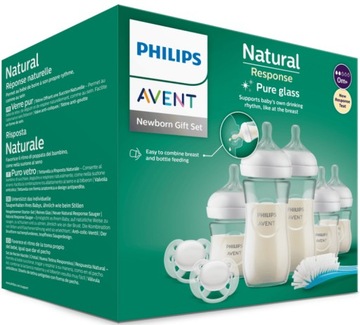Набор стеклянных бутылочек Avent Natural Response