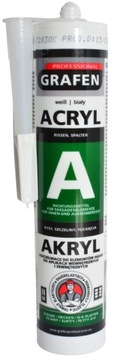 Grafen Akryl Uszczelniacz akrylowy biały 300ml
