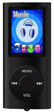 Odtwarzacz MP4 T838 8GB radio głośnik MP3 czarny