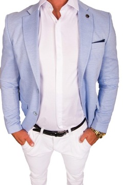Мужская куртка барбетти синего цвета, размер 58 XL