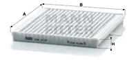 MANN-FILTER CUK 2137 FILTR KABINOWY WEGLOWY