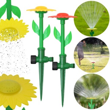 САДОВЫЙ ОПРЫСКИВАТЕЛЬ ДЛЯ ГАЗОНА ЦВЕТОК, ВСТАВЛЕННЫЙ В САДОВЫЙ ШЛАНГ