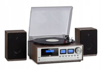 Wieża gramofon retro AUNA OXFORD BT DAB+ CD