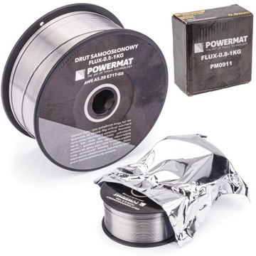 DRUT SPAWALNICZY SAMOOSŁONOWY FLUX 0,8MM 1KG FCAW