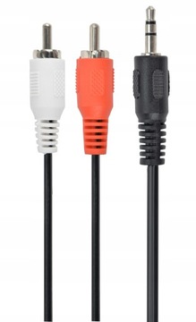 CCA-458 Кабель minijack 3,5 мм на 2XRCA CHINCH, 2,5 м