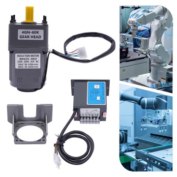 ДВИГАТЕЛЬ РЕГУЛИРОВКИ СКОРОСТИ 25ВТ 60К + РЕГУЛЯТОР СКОРОСТИ + КРОНШТЕЙН