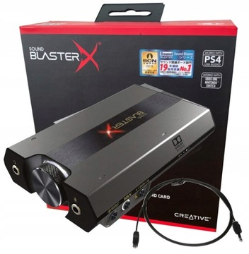 ZEWNĘTRZNA KARTA DŹWIĘKOWA CREATIVE SOUND BLASTER X G6 DAC 5.1/7 32-BIT