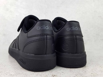 ADIDAS GRAND COURT 2.0 FZ6161 BUTY TRAMPKI TENISÓWKI CZARNE NA GUMKI RZEP