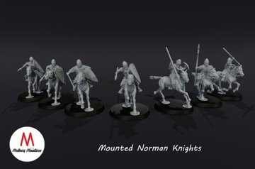 Норманнские конные рыцари - Нормандские конные рыцари 12 поз