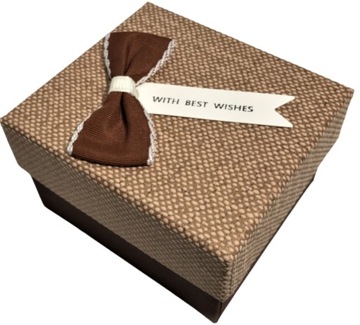 pudełko prezentowe gift box eleganckie kokardka