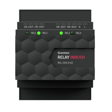 GRENTON - РЕЛЕ 4HP INRUSH, DIN, TF-Bus (2.0)