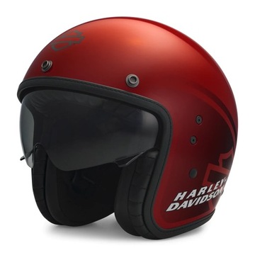 Kask Harley-Davidson 3/4 METROPOLITAN czerwony XL