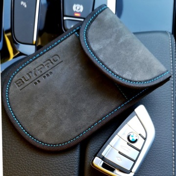 ЧЕХОЛ для ключей, защита от ключа, блокировка RFID, 2 шт., кожа