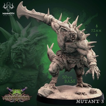Mutant 3 - Skaven - Mammoth Factory - Druk 3D