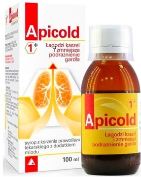 APICOLD 1+ SYROP Z KORZENIA PRAWOSLAZU 100ML