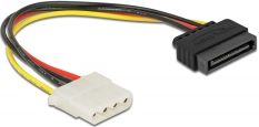 Delock Molex SATA, 0.2m, Wielokolorowy (60136)