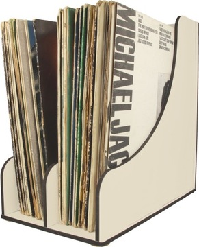 ОРГАНАЙЗЕР ДЛЯ ВИНИЛОВЫХ ПЛАСТИНОК БЕЖЕВЫЙ ВИНИЛ 20 СМ, 50 ПЛАСТИНОК