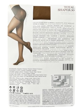 Rajstopy Modelujące Calzedonia TOTAL SHAPER Nude 6 30 DEN 4 L