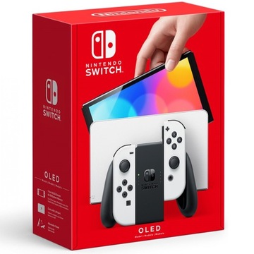 NINTENDO SWITCH OLED WHITE - KOMPLET SKLEP !