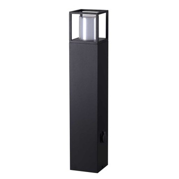Słupek ogrodowy LED z gniazdem zasilającym - Wofi Filia - 8,5W LED - 80 cm