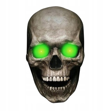 MASKA LATEKSOWA CZASZKA SZKIELET HALLOWEEN LED