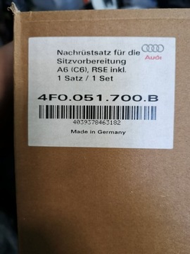 Komplet uchwytu do tabletu RSE Audi 4F0051700B