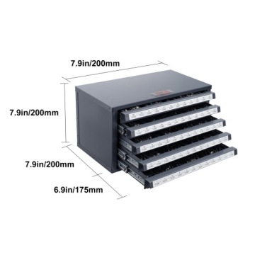 Шкаф с 5 ящиками и дозатором для сверл 33/64-63/64