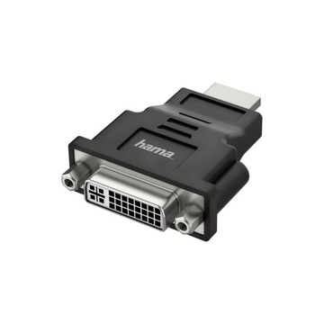 Adapter Przejściówka HDMI wtyk - DVI gniazdo 4K Hama