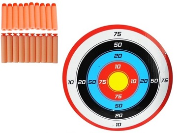 ВИНТОВКА ДЛЯ ПЕННЫХ СНАРЯДОВ С ПОВОРОТНОЙ МИШЕНЬЮ 45 СМ