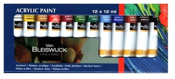 FARBY AKRYLOWE 12x12ML