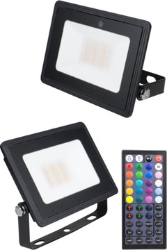 МОЩНЫЙ ГАЛОГЕННЫЙ ПРОЖЕКТОР ЦВЕТНЫЕ СВЕТОДИОДНЫЕ ЛАМПЫ RGB РЕЖИМЫ + ПУЛЬТ ДИСТАНЦИОННОГО УПРАВЛЕНИЯ