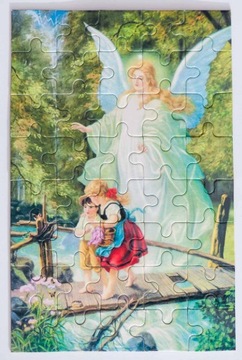 Puzzle Anioł Stróż 13 x 20 cm 40 elementów