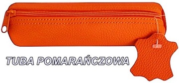 КРУГЛЫЙ КОЖАНЫЙ ЧЕХОЛ ДЛЯ КАРАНДА, НАТУРАЛЬНАЯ КОЖА 100%