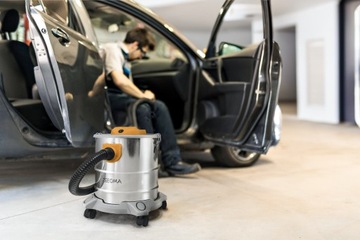 ПРОМЫШЛЕННЫЙ ПЫЛЕСОС 3600 Вт АВТОМОБИЛЬНЫЙ 20 Л HEPA-фильтры x4 + аксессуары