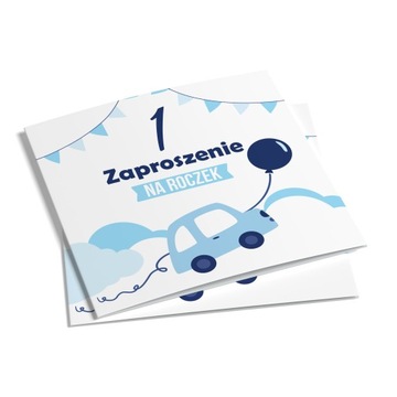 ZAPROSZENIE ROCZEK CHRZEST DLA CHŁOPCA ZR03