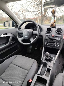 Audi A3 8P Hatchback 3d 1.6 FSI 115KM 2007 Audi A3 Benzyna 1.6 - 2007r, zdjęcie 5