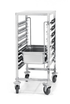 Wózek Transportowy Do Pojemników Z Blatem 7x GN1/1