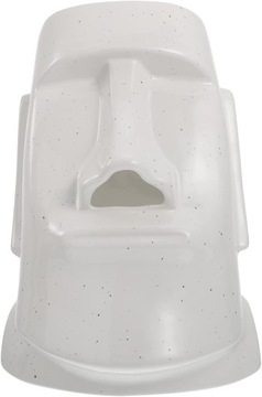 1Pc For Statue Decorations Desktop Head Moai Storage Island Ornament