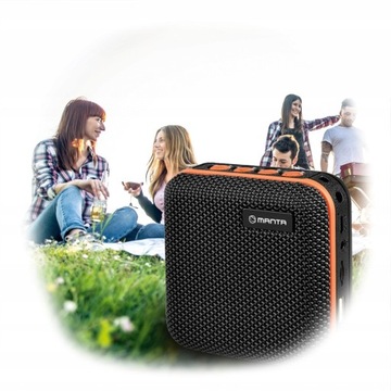 Беспроводная Bluetooth-колонка MANTA с радиоприемником 10 Вт MP3 AUX micro SD USB