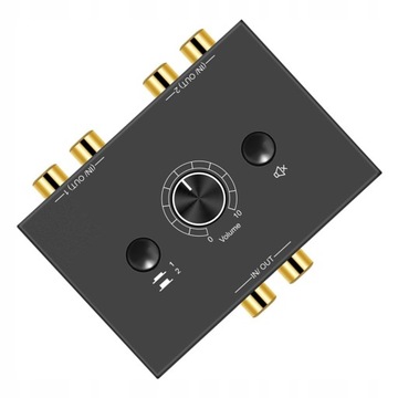 Переключатель стереозвука RCA 2x1/1x2 L/R